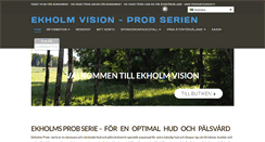 Desktop Screenshot of ekholmnordic.se